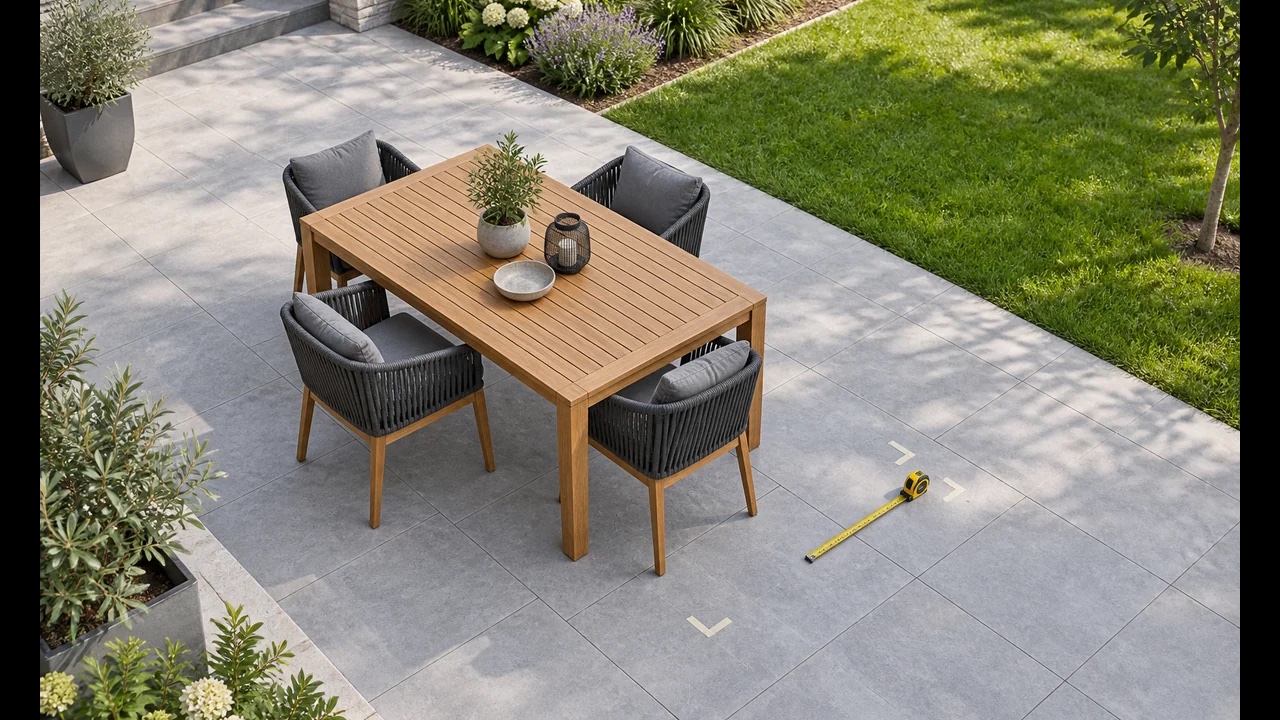 Furniture-first footprint planning. Concept visualization · Not a customer installation